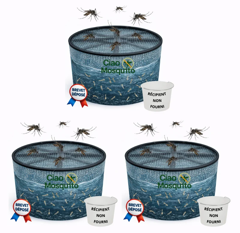 Piège à Larves de Moustiques Anti-Moustique Naturel Ciao Mosquito®