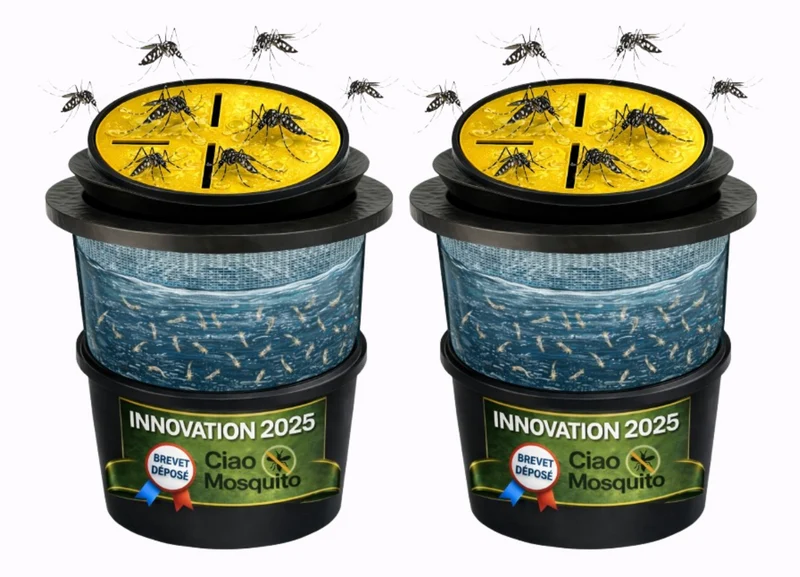 Piège Moustique avec Récipient Haute Efficacité NOUVEAU 2025 – Ciao Mosquito®