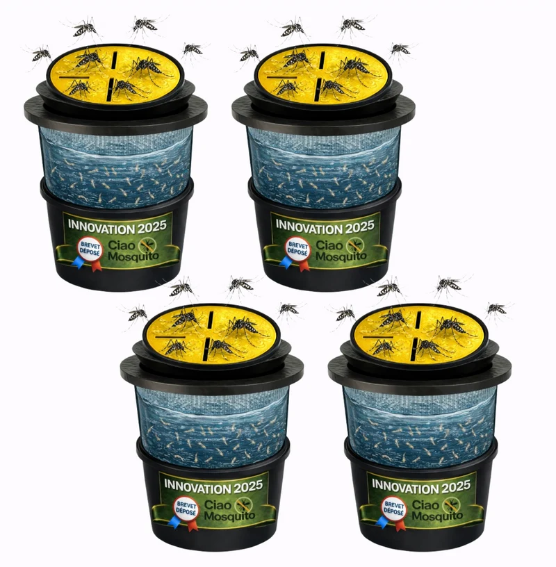 Piège Moustique avec Récipient Haute Efficacité NOUVEAU 2025 – Ciao Mosquito®