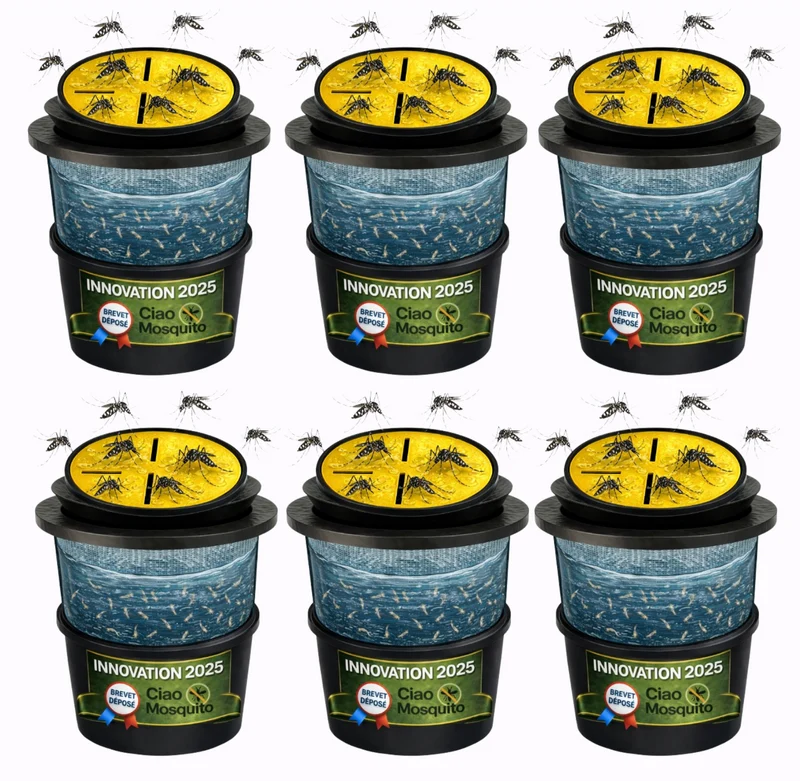 Piège Moustique avec Récipient Haute Efficacité NOUVEAU 2025 – Ciao Mosquito®