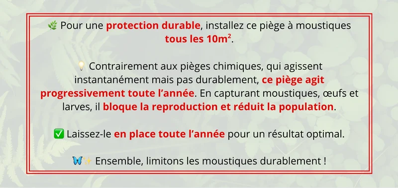 Piège moustique tigre écologique & larves Pack complet Ciao Mosquito®