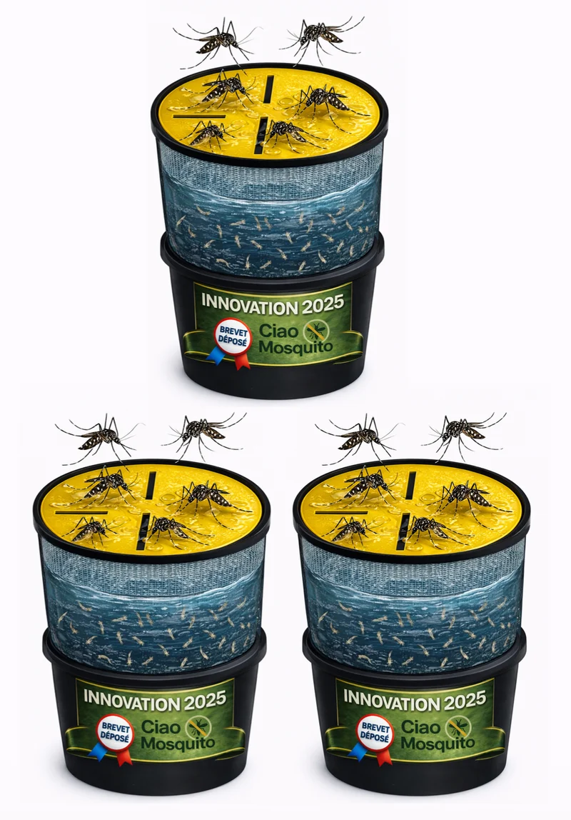 Piège moustique tigre écologique & larves Pack complet Ciao Mosquito®