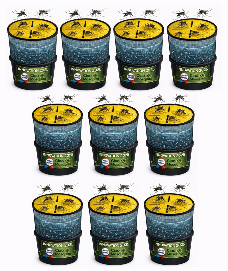 Piège moustique tigre écologique & larves Pack complet Ciao Mosquito®