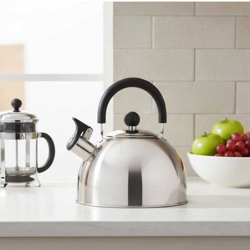 Bollitore con Fischio 2.5L Acciaio Inox Acqua e Thè per Tutti i Piani Cottura