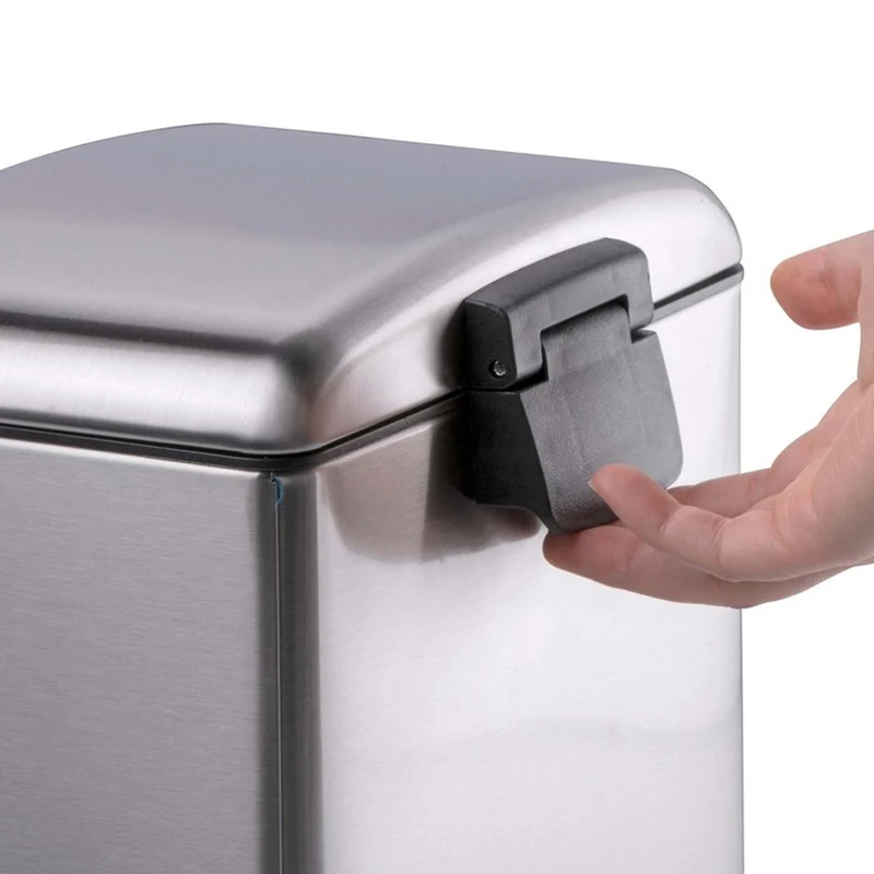 Pattumiera a Pedale 6L con Chiusura Morbida Cestino Spazzatura per Bagno Cucina