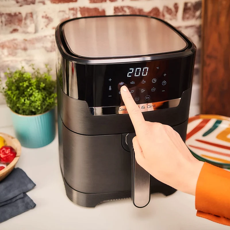 Friggitrice ad Aria 4,6L Easy Fry & Grill con 8 Programmi Temperatura Regolabile