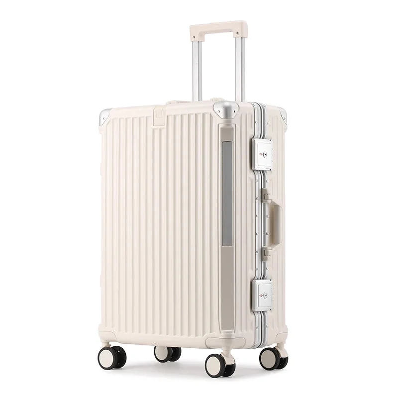 Hardcase Reiskoffer – TSA-Slot, Aluminium Frame & 360° Spinnerwielen