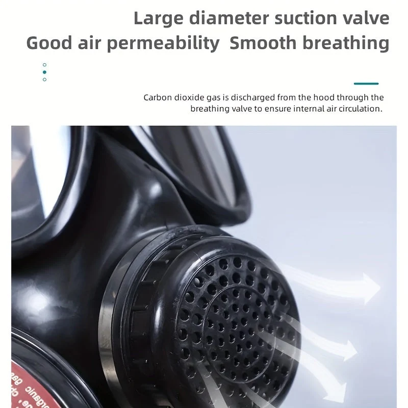 Volgelaatsmasker – 40 mm Filteraansluiting & Comfortabele Pasvorm