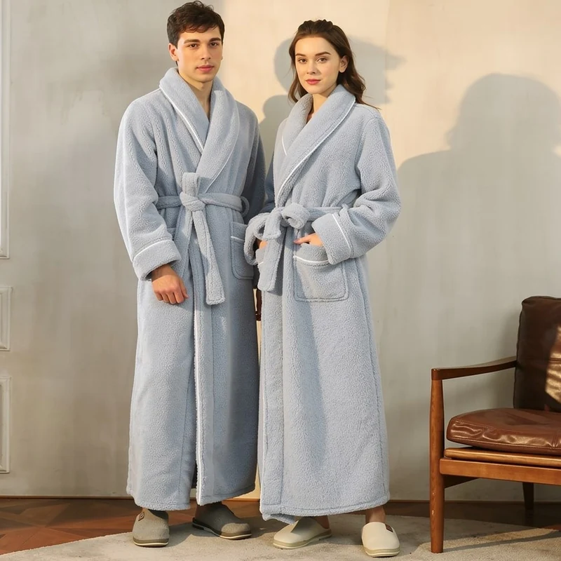 Fleece Bademantel für Damen & Herren | Comfyra