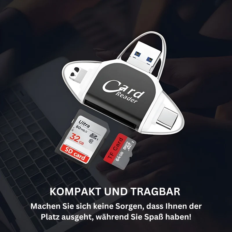 4-in-1 SD Kartenleser | FlexiLink
