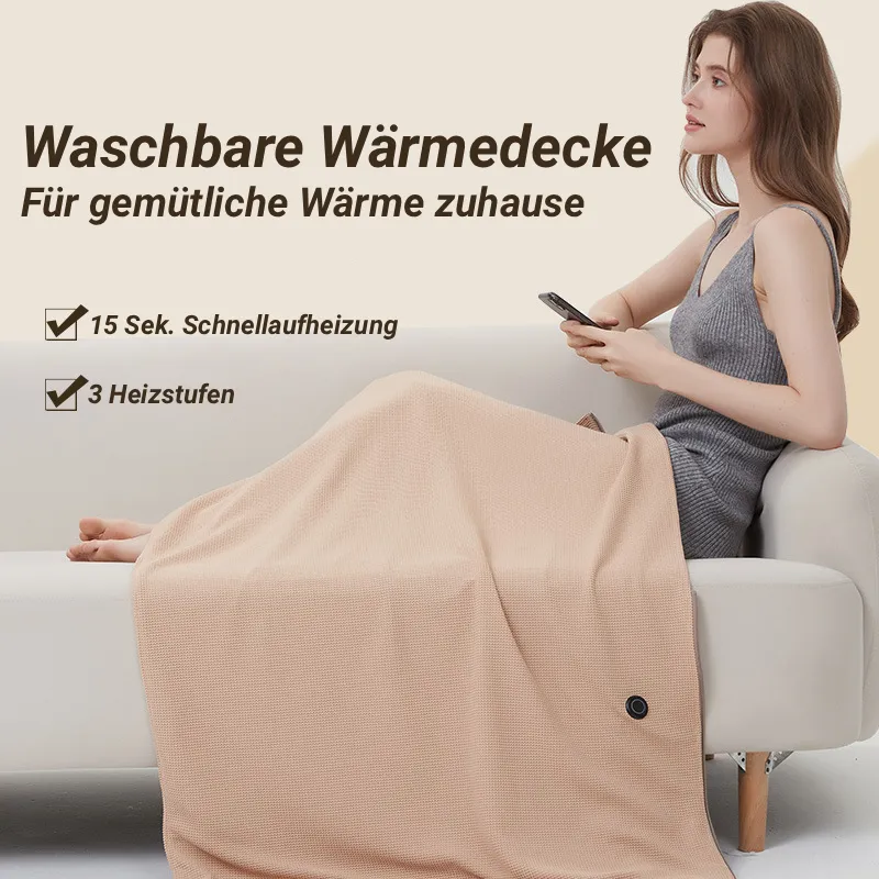 Elektrische Heizdecke mit 3 Heizstufen | HeatDecke