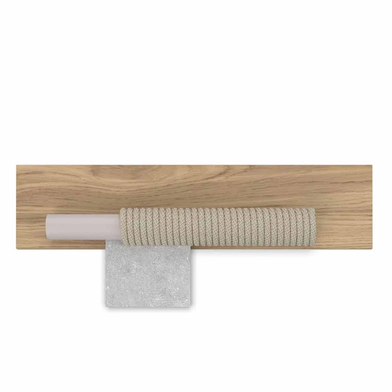 Tavolino da caffè Sylvie Warm white teak Talenti