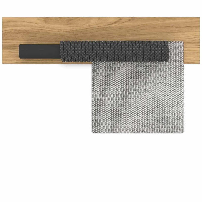Sedia con braccioli Dolcevita graphite Teak Talenti