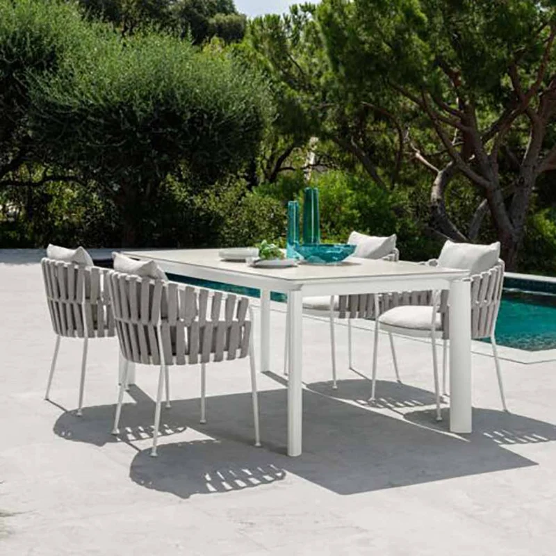 Sedia con braccioli Frame Bianco Silver Talenti