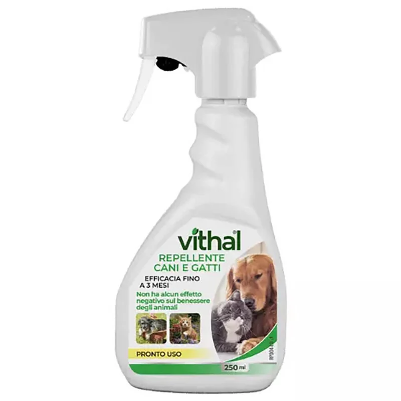 Repellente spray contro cani e gatti 250ml Vithal
