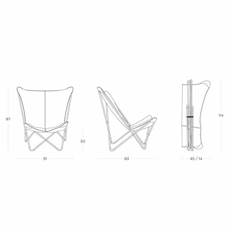 Poltrona Lafuma Pop Up XL BeComfort Silver LFM5183.8901