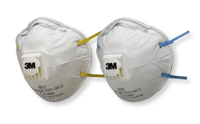 Mascherina 3M FFP1 con Valvola Cool Flow 8812 - Protezione Polveri