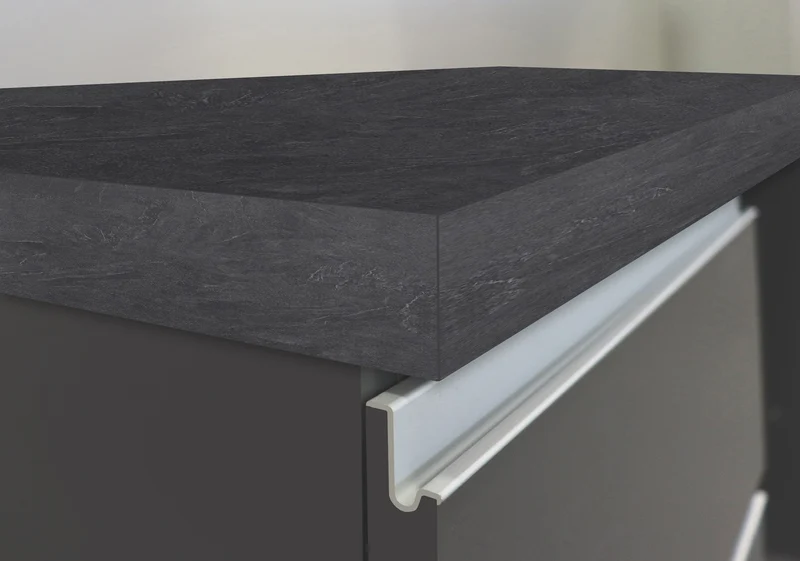 Isola Cucina SOLE 2 Ante – Antracite/Report, 160x90x90 cm, 3 Posti, Made in Italy