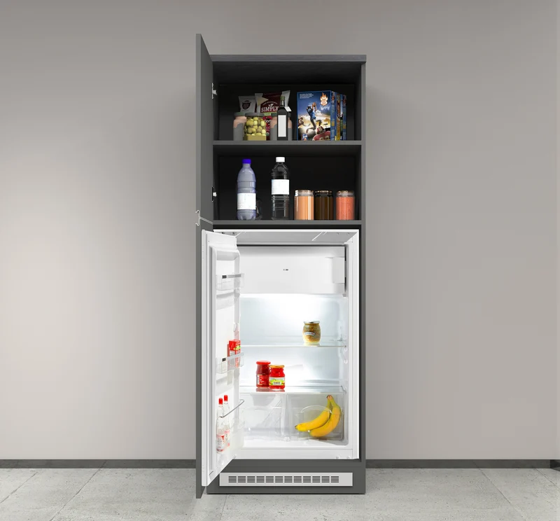 Colonna Porta Frigo SOLE - Antracite/Report, Moderna e Funzionale
