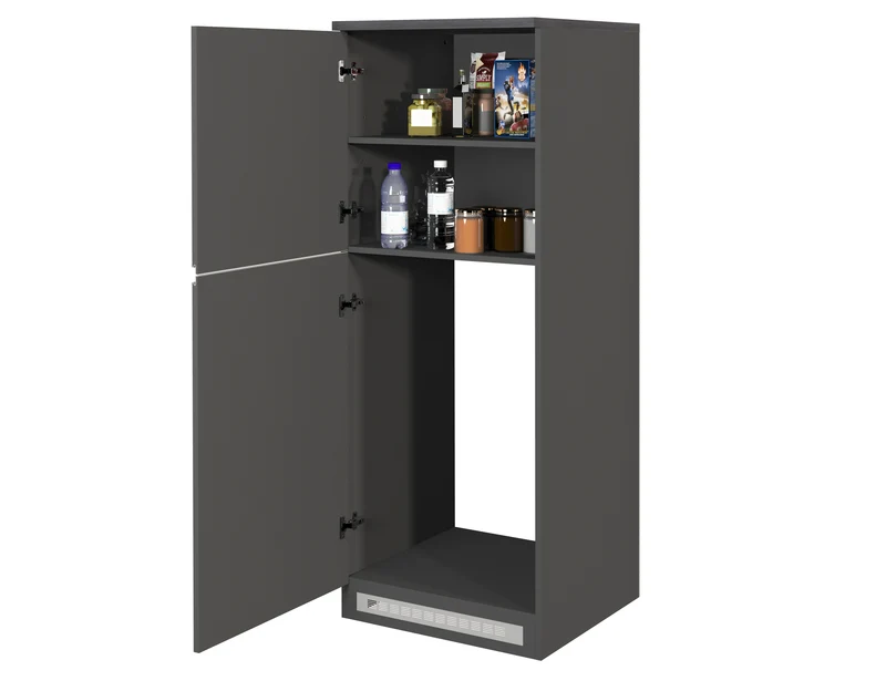 Colonna Porta Frigo SOLE - Antracite/Report, Moderna e Funzionale