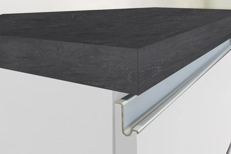 Cucina Lineare Bianca SOLE 256 cm – Moderna, Soft Close, Made in Italy