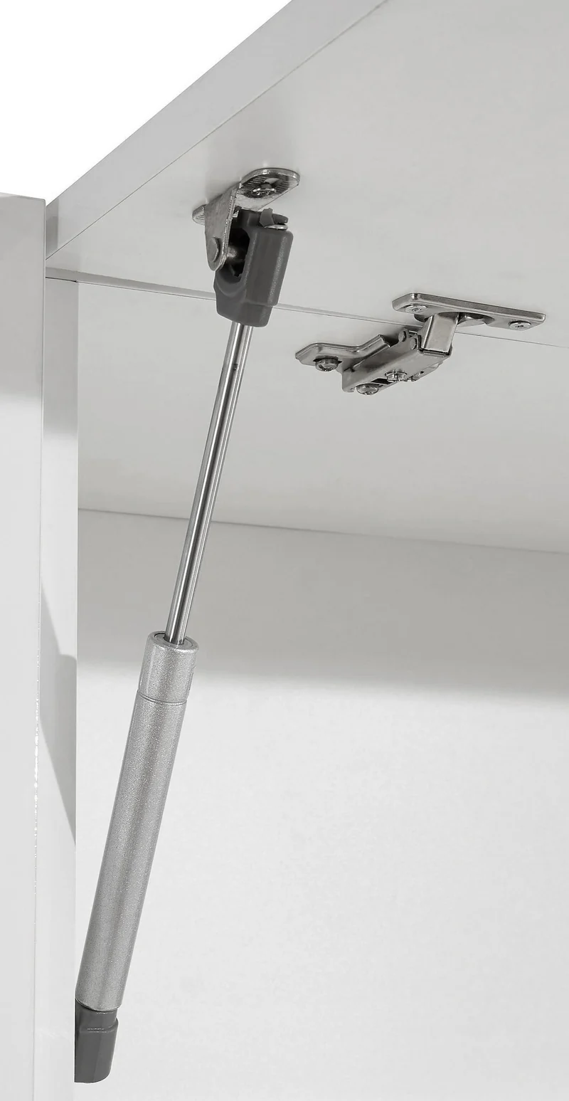 Cucina Lineare SOLE 256 cm - Bianco e Report, Design Moderno Made in Italy