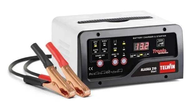 Caricabatterie Telwin Alaska 210 12V-24V con Avviatore