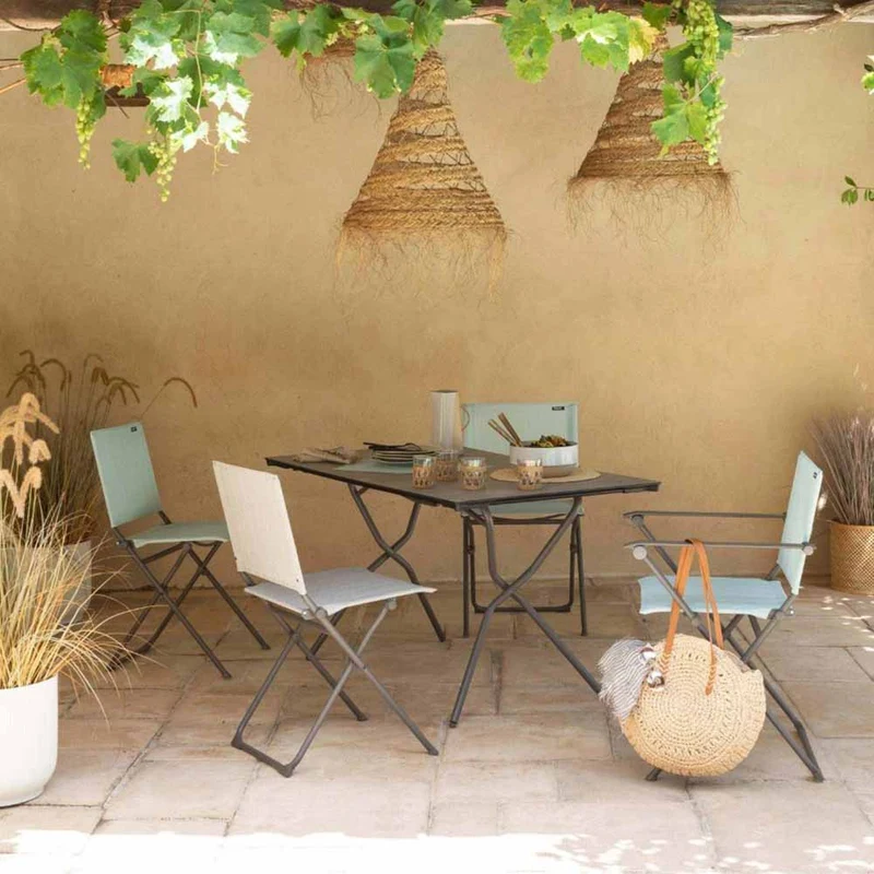 Tavolo Lafuma Anytime HPL Ciment Titane 110x68cm LFM5105.9815