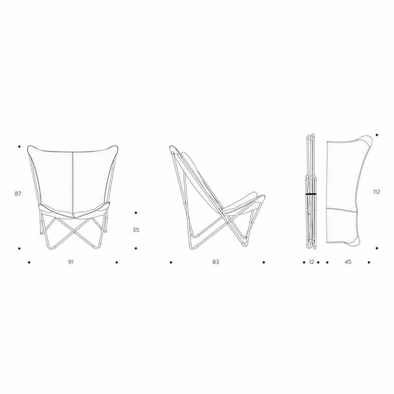 Poltrona Lounge Lafuma Sphinx Sunbrella Cobalt LFM2859.9538