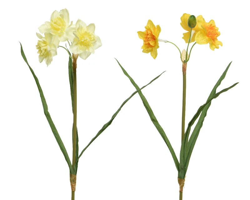 NARCISO ARTIFICIALE COLORE ASSORTITO 40CM