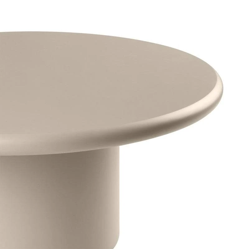 Tavolino ARDO 80 cm, beige scuro, opaco
