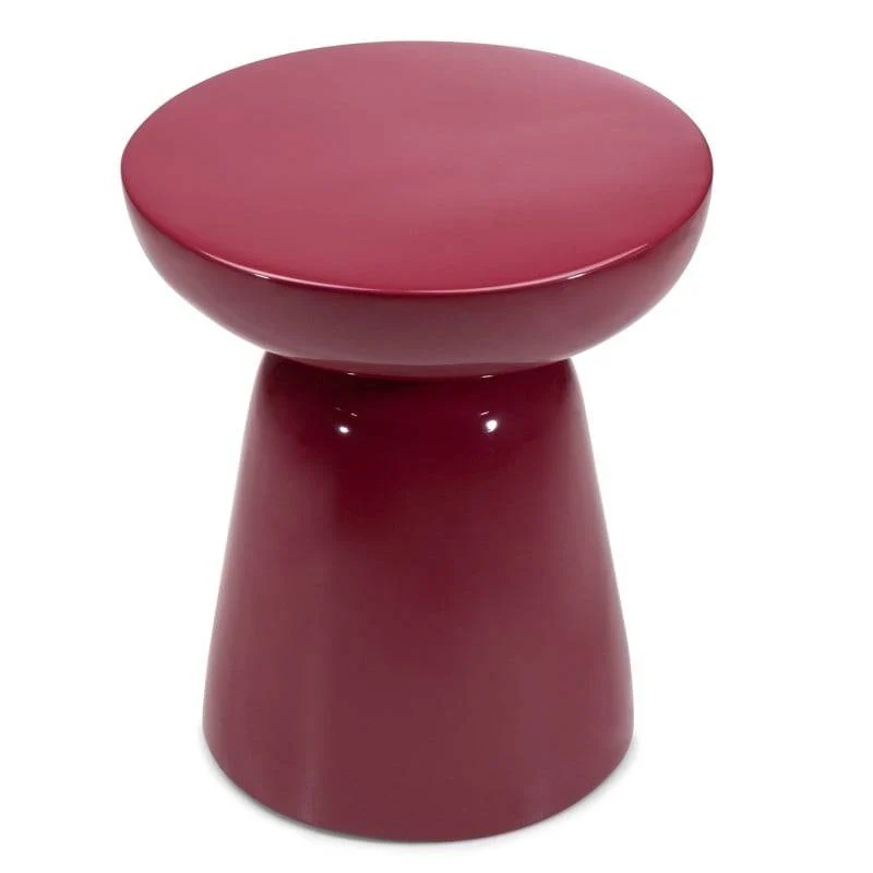 LIMPO Tavolino 40 cm Borgogna Lucido
