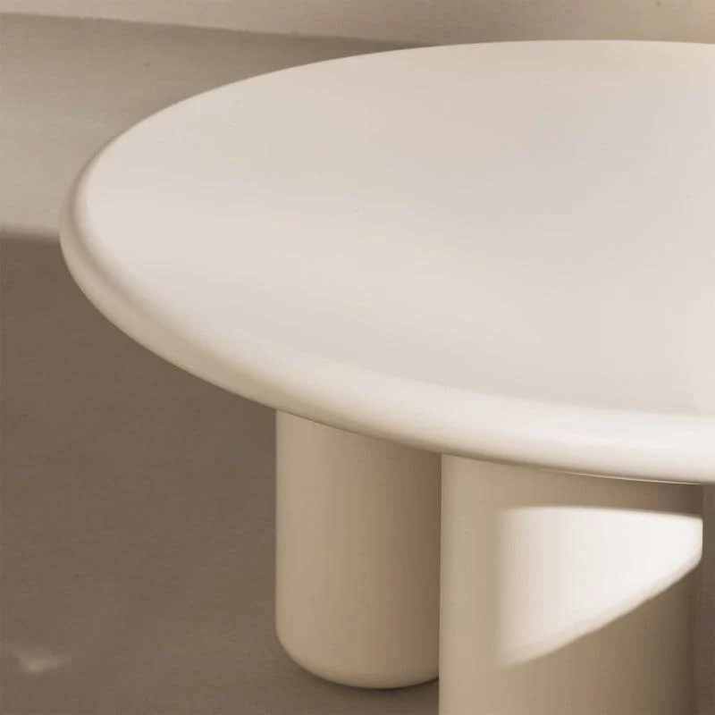 Tavolino TONI 60cm panna finitura opaca