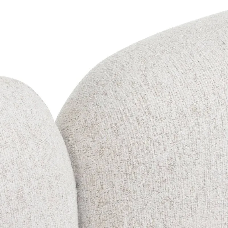 FANCY Letto Imbottito 160x200 cm Beige Chiaro