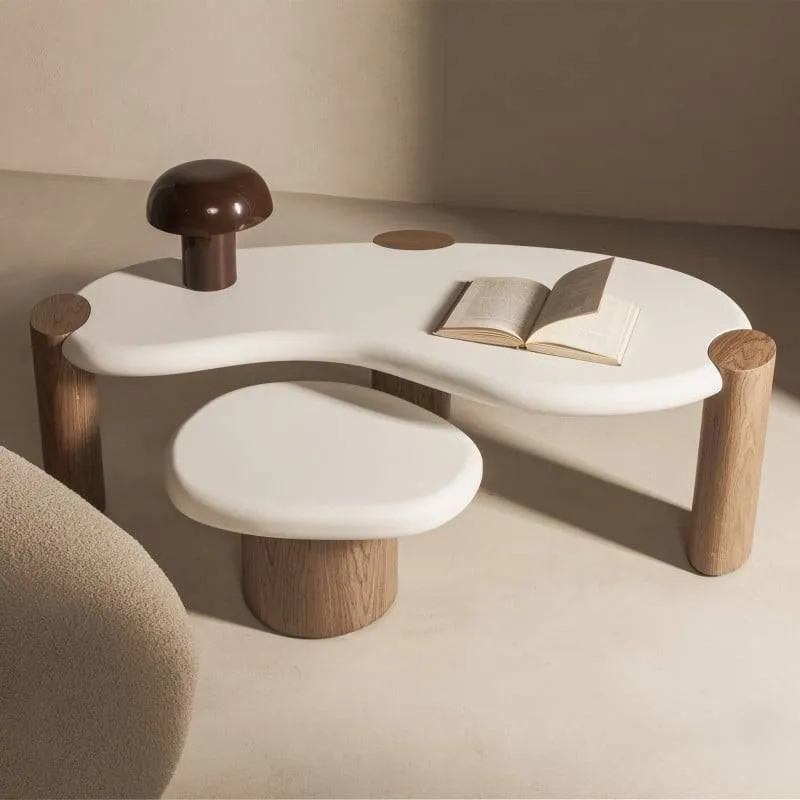 Tavolo OBUO 125 cm Bianco Noce