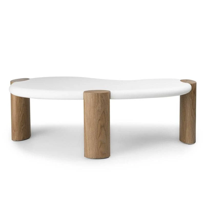 Tavolo OBUO 125 cm Bianco Noce