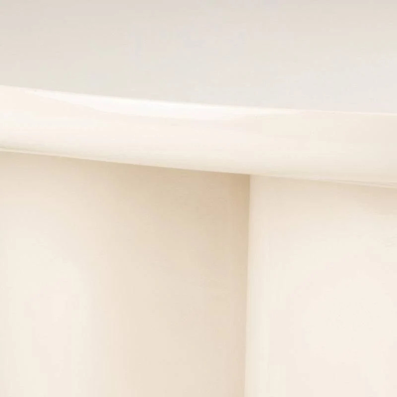 Tavolo PUREL 80 cm Beige Chiaro Lucido
