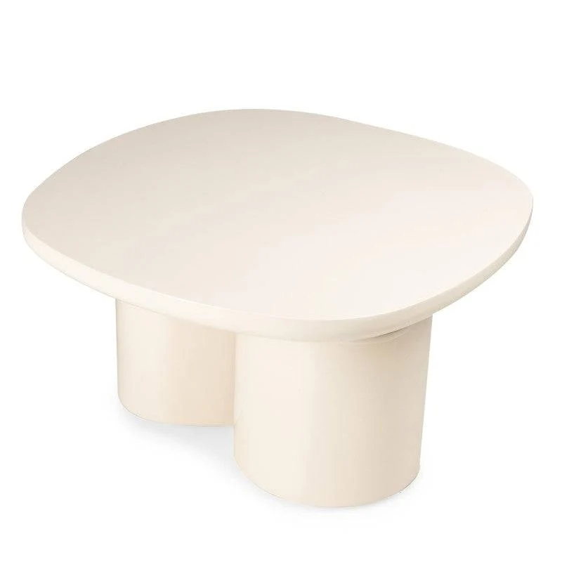 Tavolo PUREL 80 cm Beige Chiaro Lucido