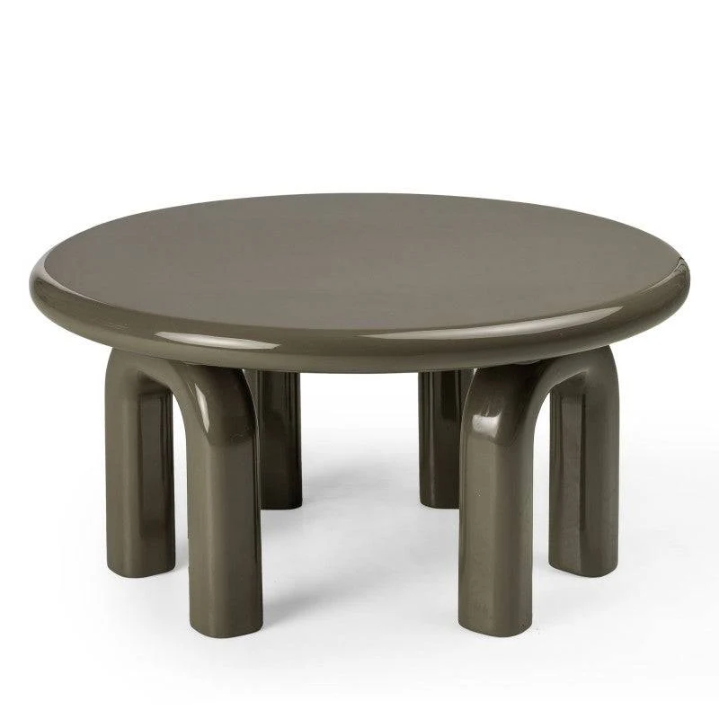 Tavolino da caffè FLIM 80 cm, verde/grigio