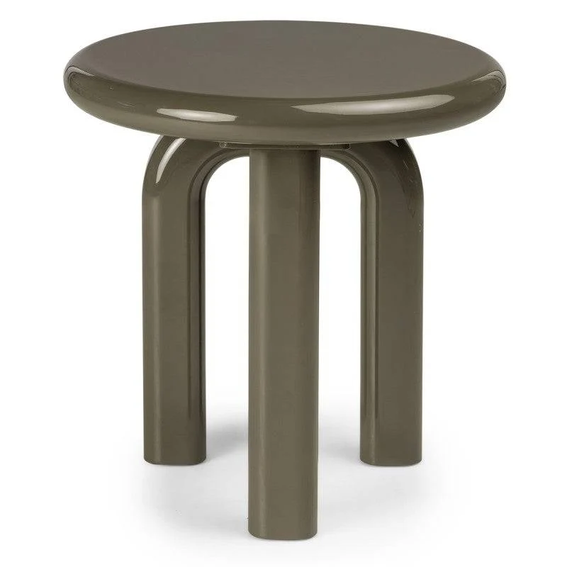 Tavolino laterale FLIM 50 cm, verde/grigio
