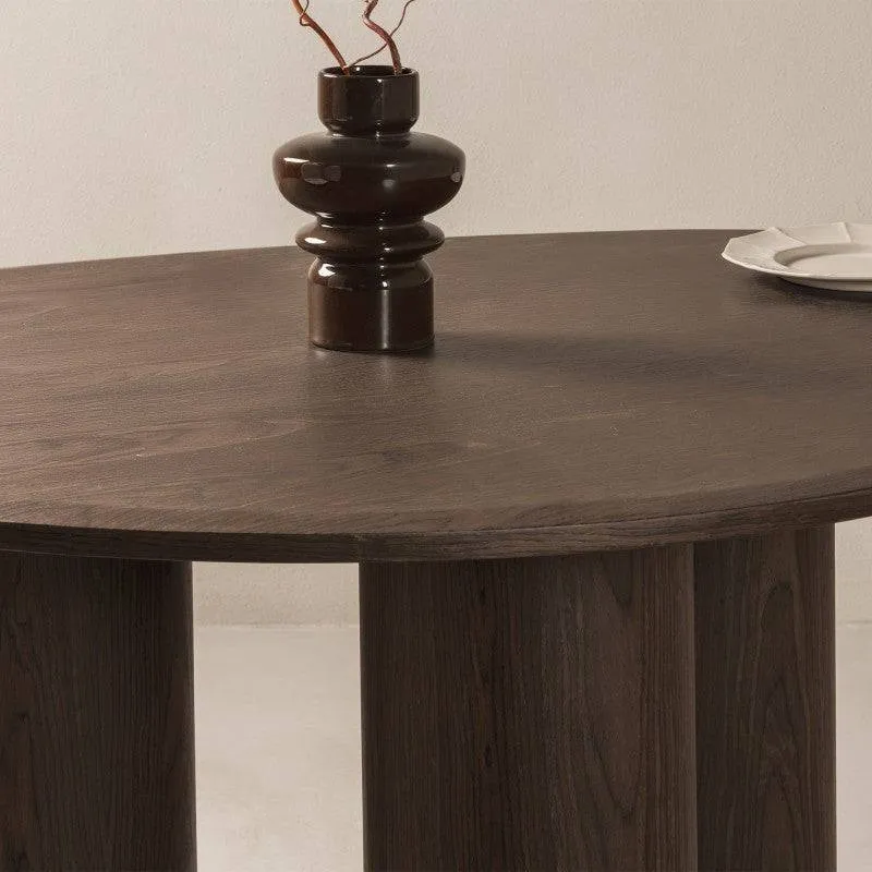 VISPI Tavolo da Pranzo 140 cm, Noce Scuro