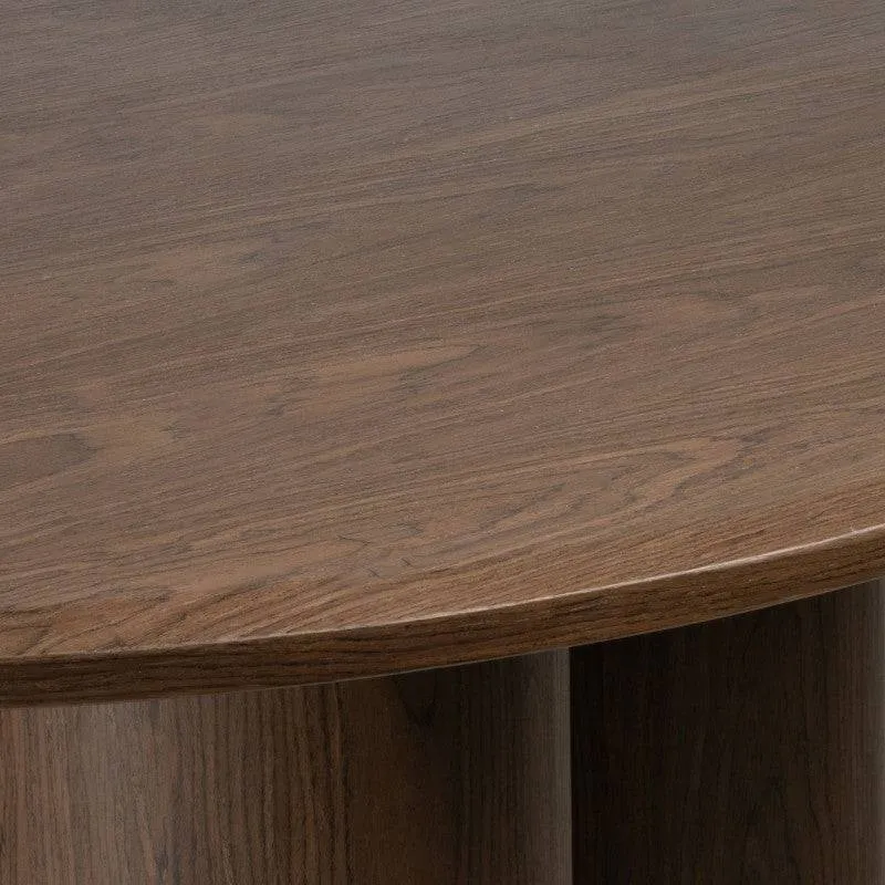 VISPI Tavolo da Pranzo 140 cm, Noce Scuro