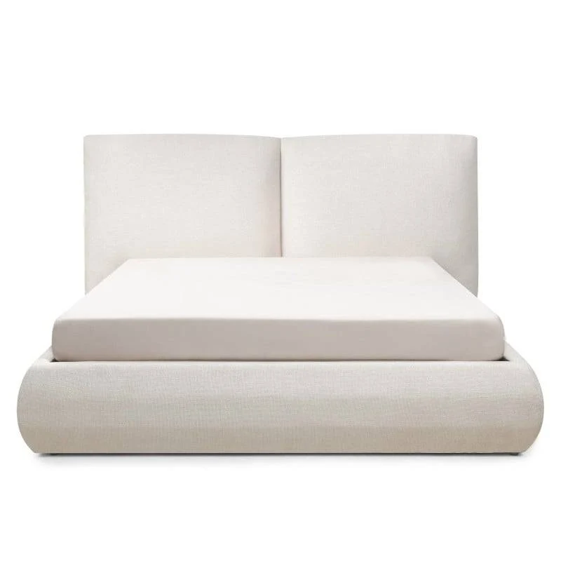 Letto UNAR imbottito 180x200 cm, beige