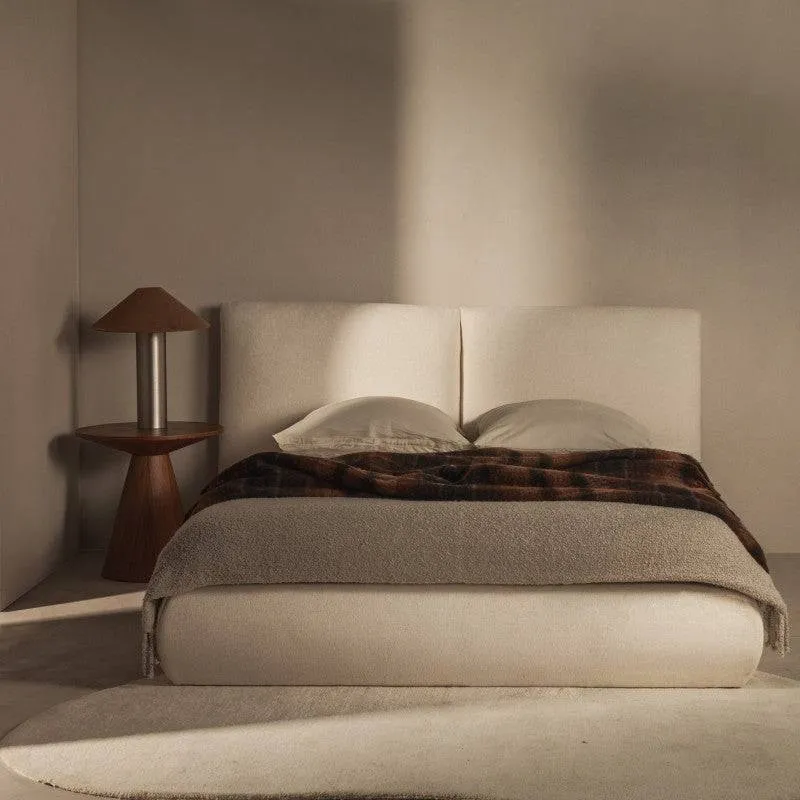 Letto UNAR imbottito 180x200 cm, beige