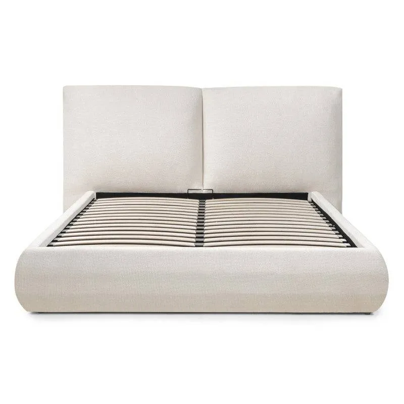 Letto UNAR imbottito 180x200 cm, beige