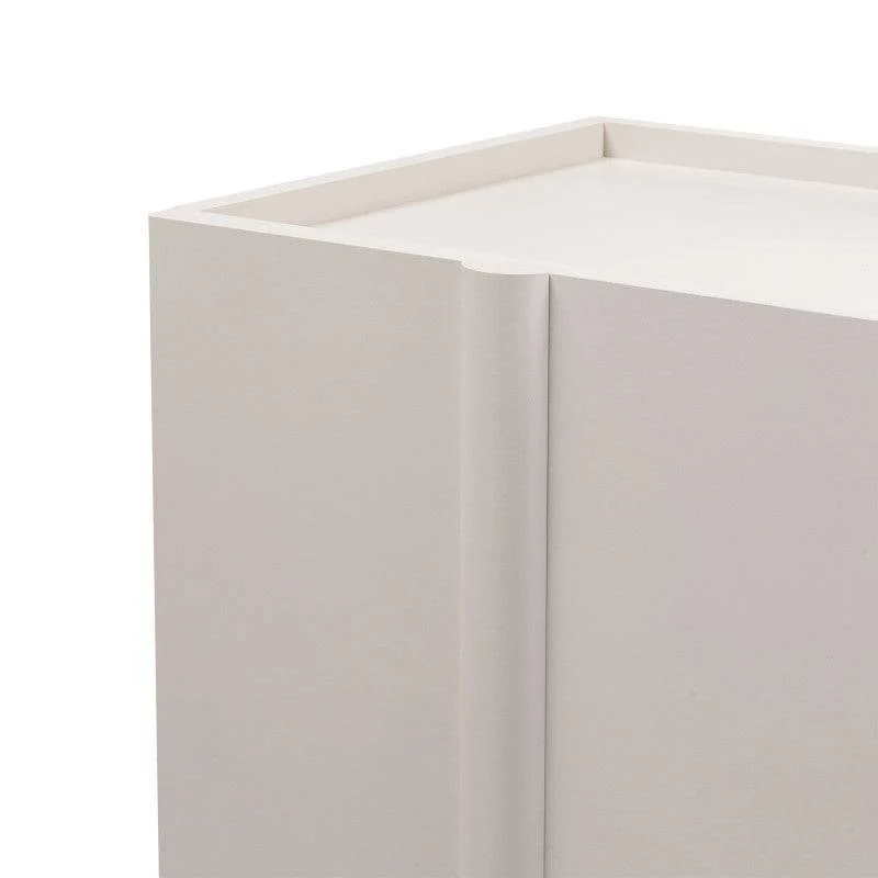 Cassettiera OSSM 2 porte cashmere, fronti arrotondati