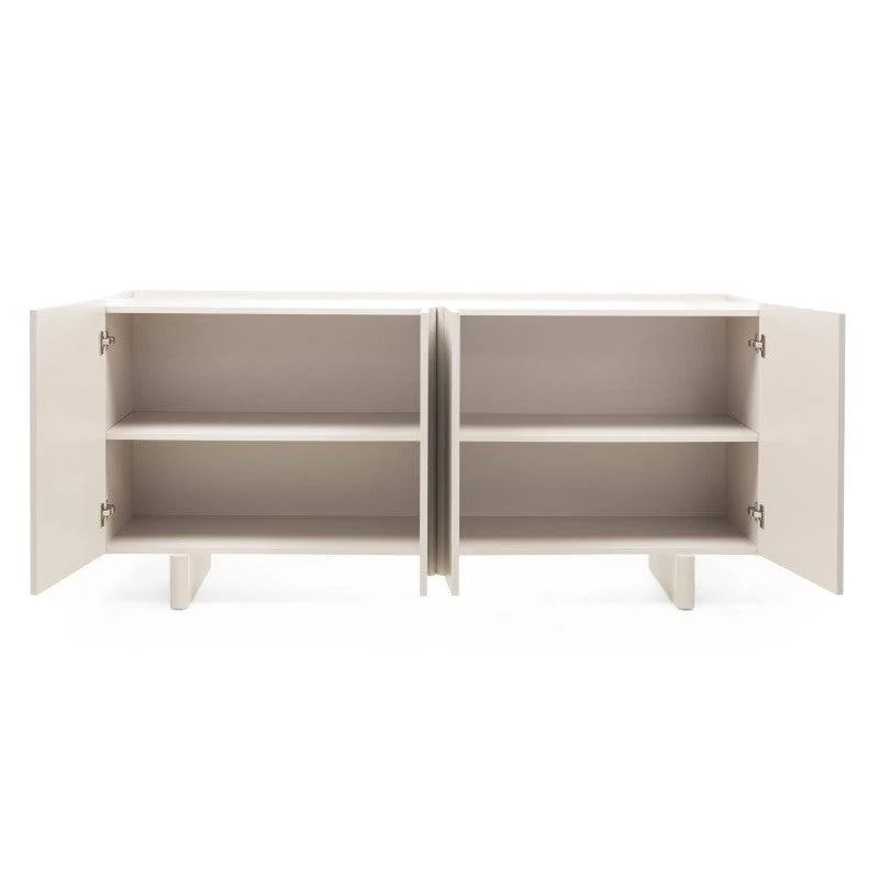 Cassettiera OSSM Cashmere a 4 Ante con Fronti Arrotondati