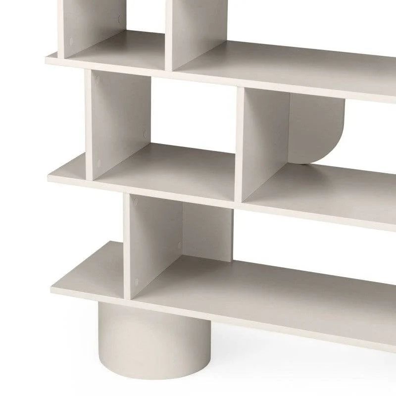 Libreria ANGALIR Cashmere Bassa con Fronti Arrotondati