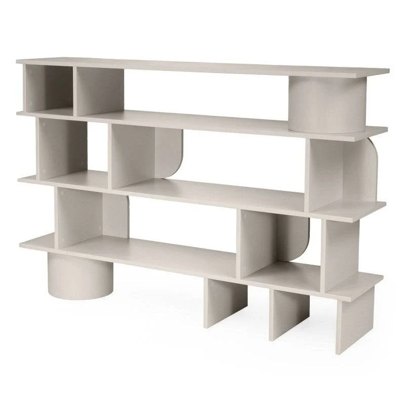 Libreria ANGALIR Cashmere Bassa con Fronti Arrotondati