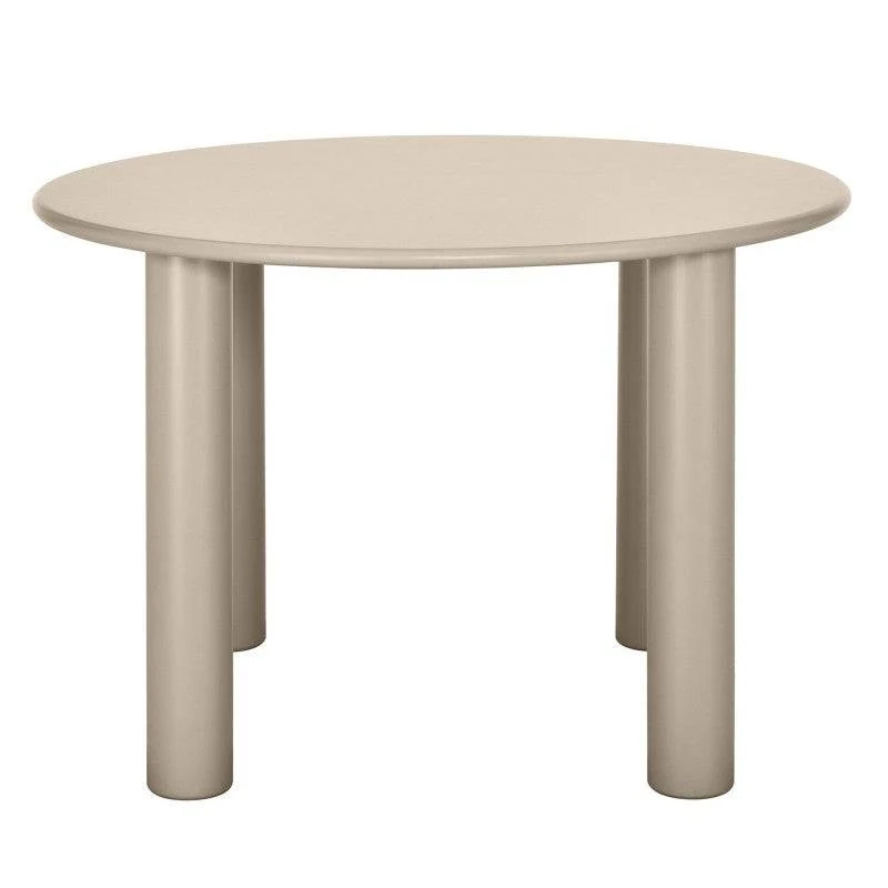 Tavolo Rotondo OKIJ Beige Scuro Diametro 110 cm